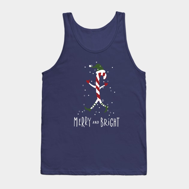 Merry and Bright Tank Top by studioaartanddesign